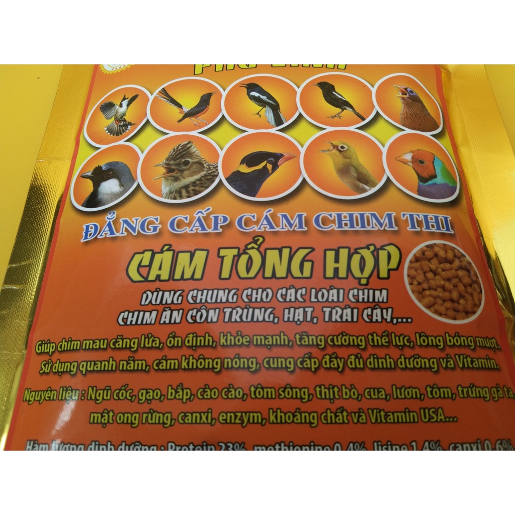 CÁM CAO CẤP CHO CHIM CẢNH PHÚ VINH (5 LOẠI)