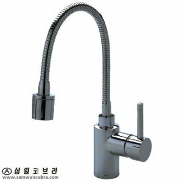 Vòi chén dẻo nóng lạnh Hàng Quốc Sawmon NSS-276 tăng áp 2chế độ