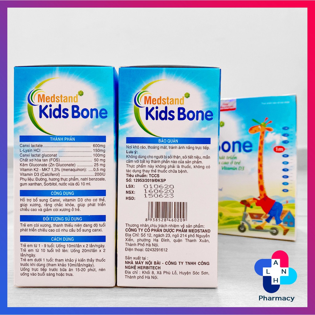 Medstand KIDS BONE - Hỗ trợ phát triển chiều cao ở trẻ em.