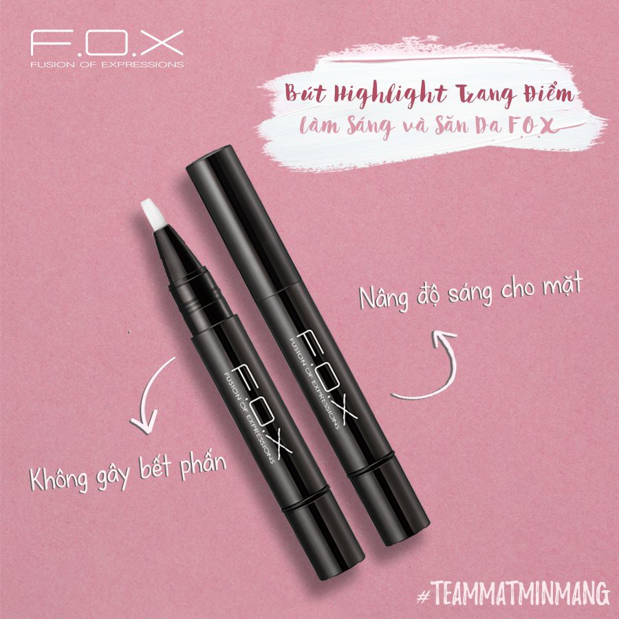 Bút Tạo Khối Bắt Sáng Highlight Fox Touche Esclat Shimmer - Che Khuyết Điểm, Tạo Khối, Bắt Sáng Highlight
