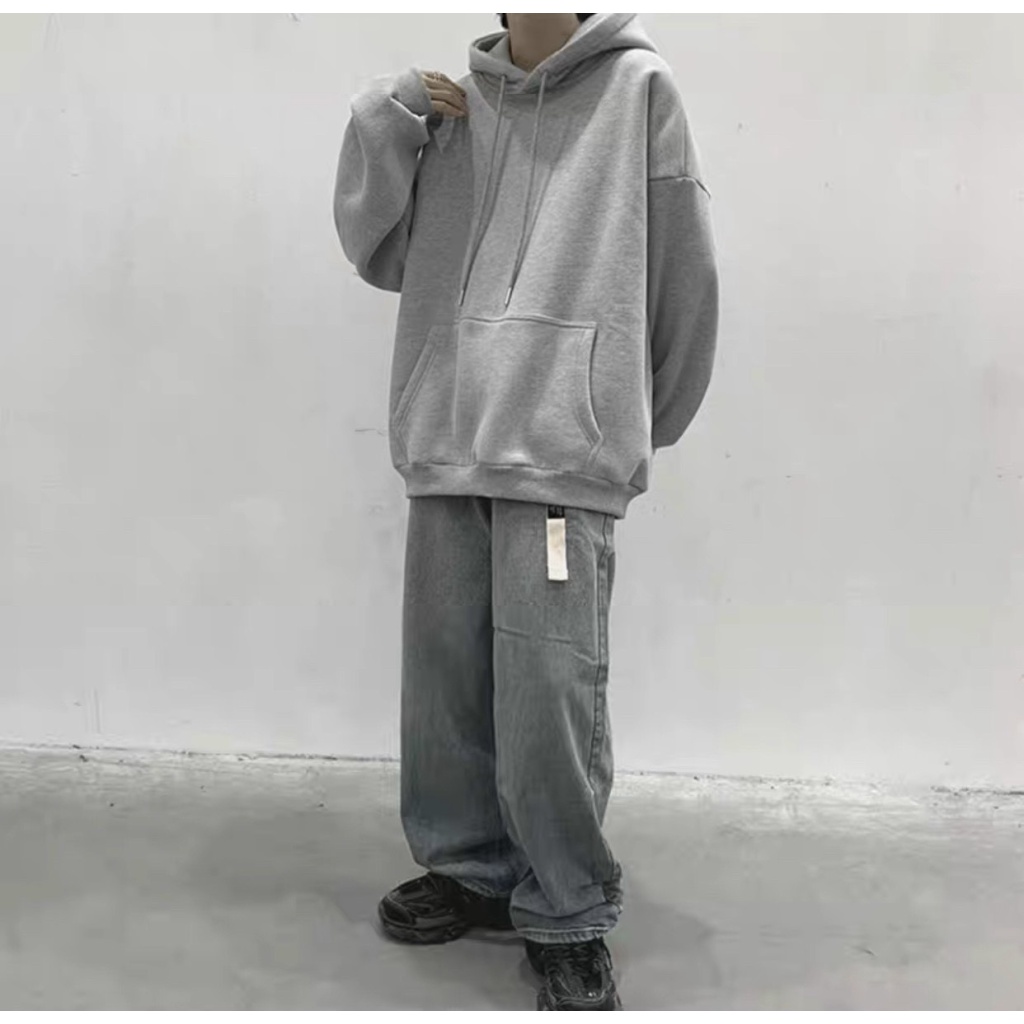 (HCM) ÁO NỈ HODDIES CỔ TRÙM SIÊU HOTTREND MÀU TRƠN DỄ PHỐI ĐỒ CHO CÁC BẠN TRẺ - THỜI TRANG GENZ KME FASHION