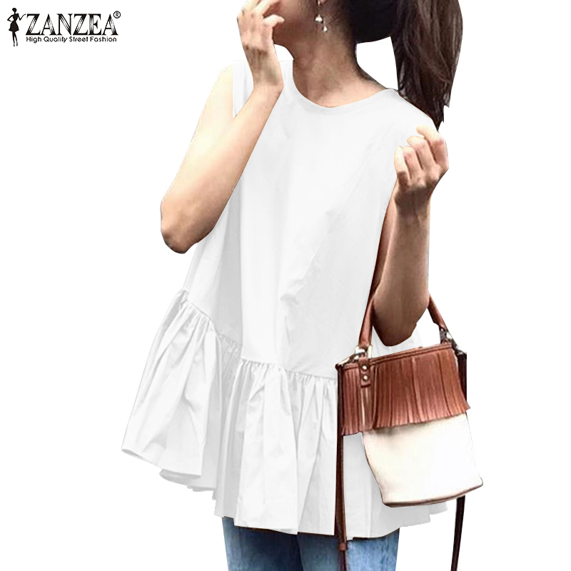 Áo cánh ZANZEA không tay thời trang thanh lịch cho nữ