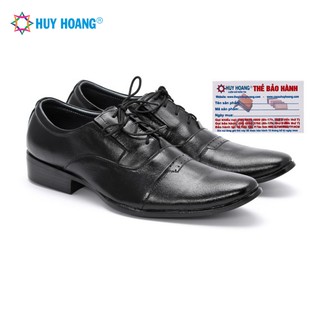 Giày tây nam da bò màu đen LS7103
