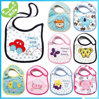 Yếm vải cho bé ăn dặm chống thấm, Yếm vải dán catter