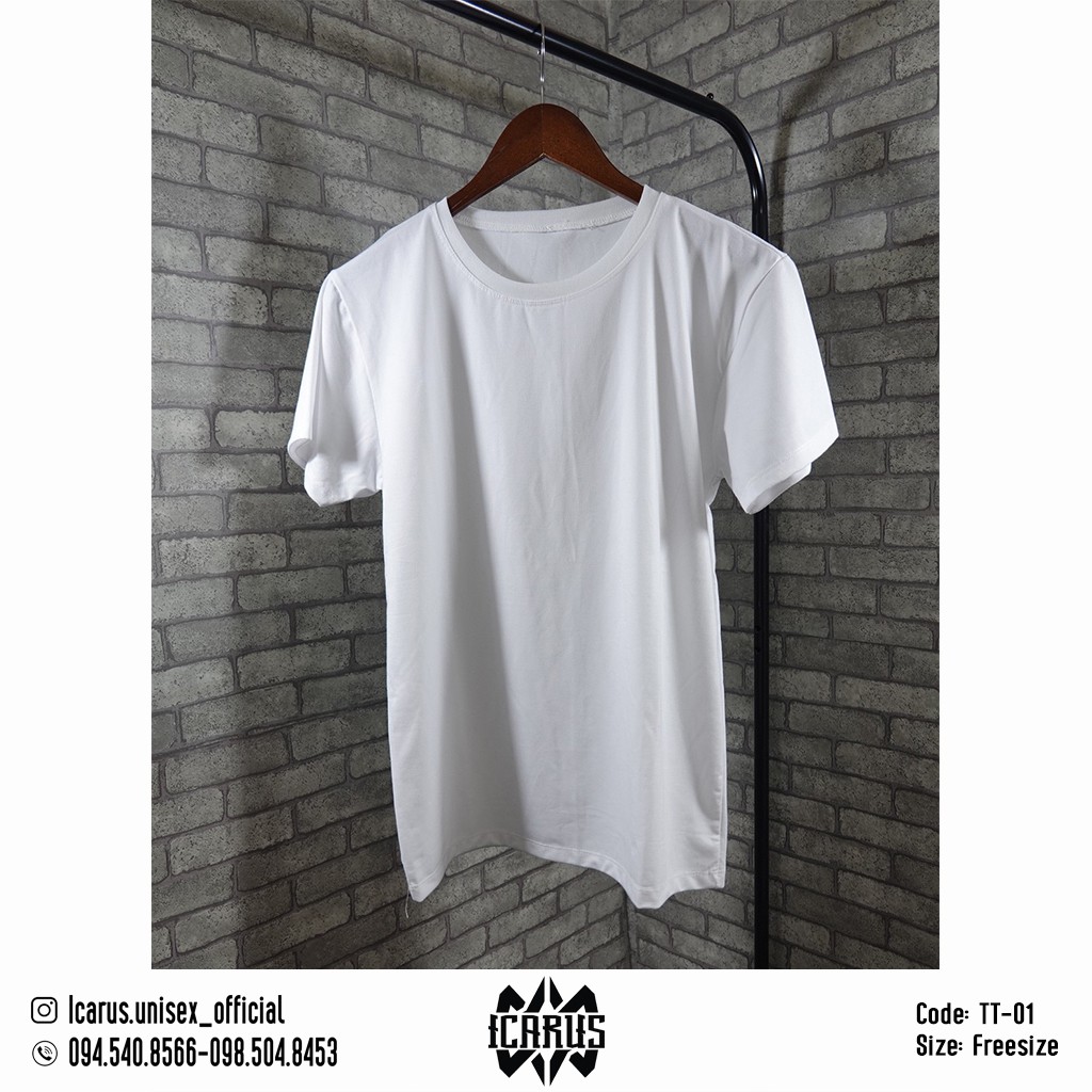 Áo Thun Icarus Unisex Form Rộng Phông Trơn Nhiều Màu | BigBuy360 - bigbuy360.vn