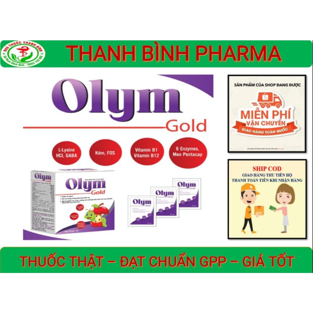 OLYM GOLD-GIÚP HỖ TRỢ TIÊU HÓA-KÍCH THÍCH ĂN NGON MIỆNG-TPCN