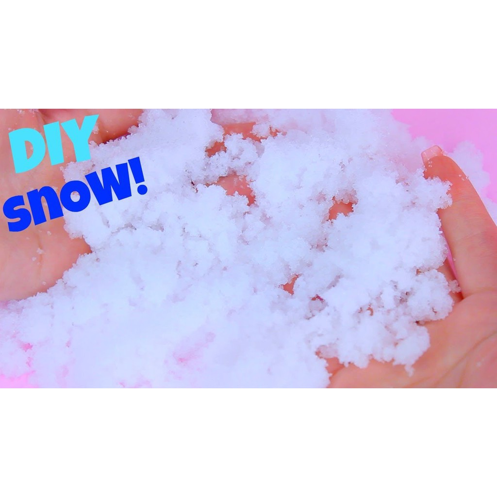 Tuyết Nhân Tạo Loại 20Gram Đóng Gói Túi Zip Nguyên Liệu Làm Slime Mây thuthuyshop169