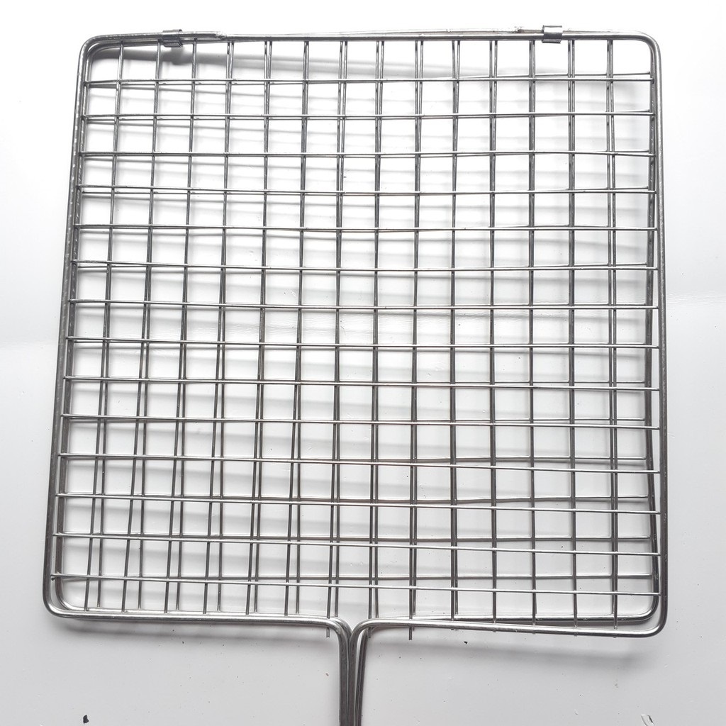 Vỉ Nướng Bằng Inox Kẹp Nướng Chả Thịt Cá nhiều size