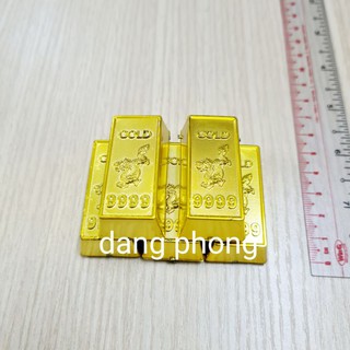 set 5 vàng thỏi bốn số size lớn trang trí tháp tỏi,chưng thần tài cầu tài lộc