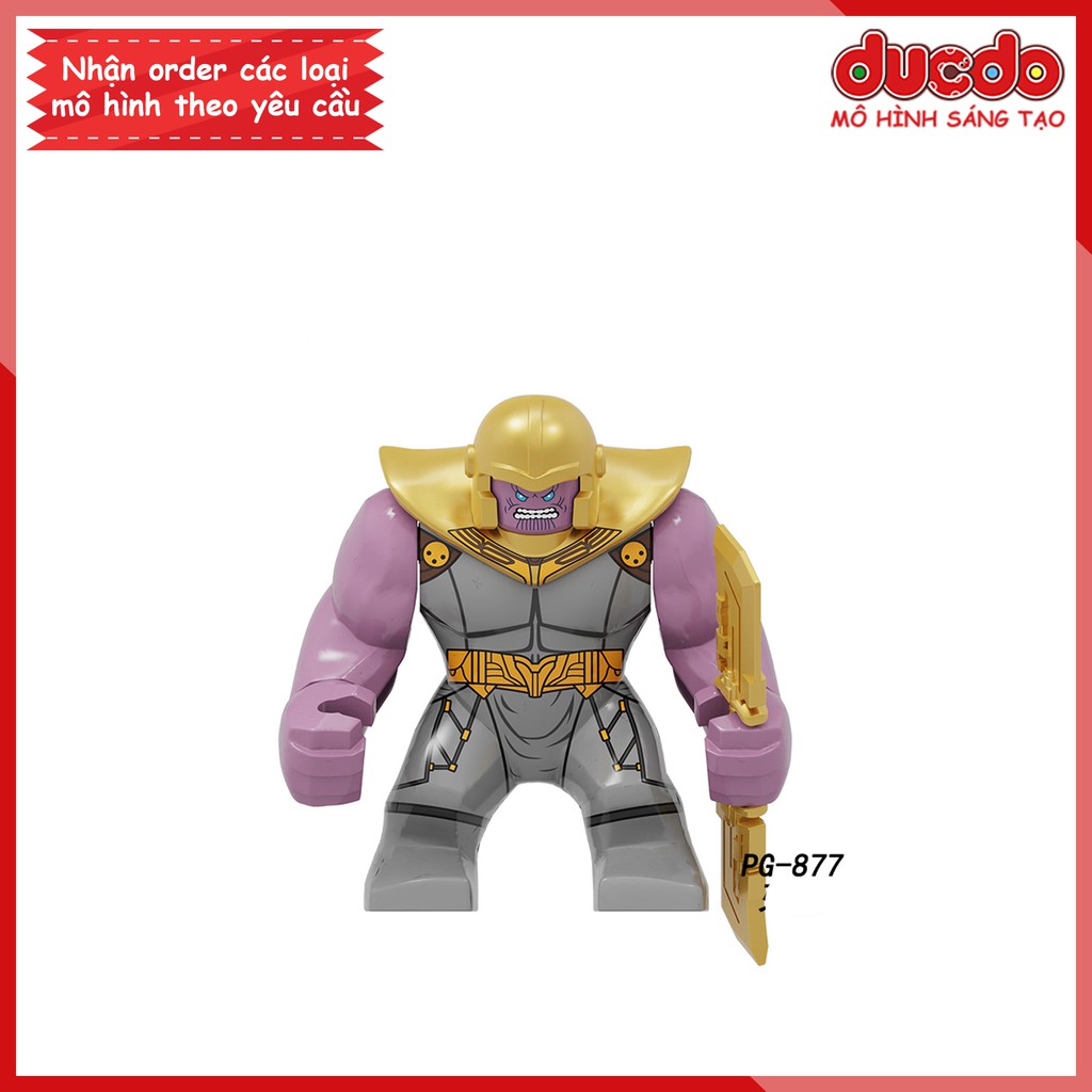 Bigfig nhân vật siêu anh hùng trong End Game - Đồ chơi Lắp ghép Xếp hình Mini Minifigures Iron Man Big Fig Pogo PG 8258