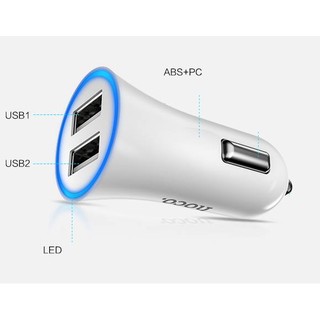 Sạc xe hơi HOCO 2 cổng USB