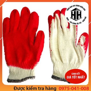 GĂNG TAY LAO ĐỘNG SƠN MÀU ĐỎ