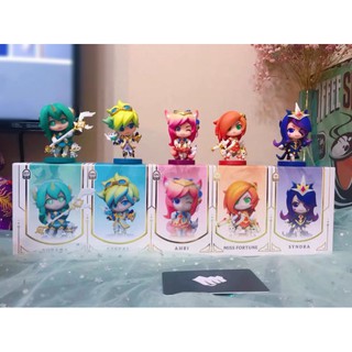 Mô hình Ahri Ezreal Miss Fortune Soraka Syndra vệ binh tinh tú LMHT LOL figure