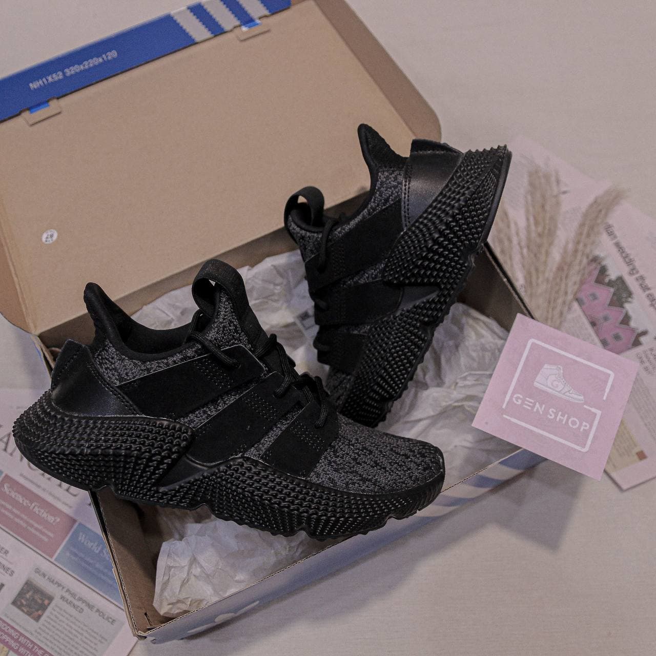 [Có sẵn] [Giá hủy diệt] [Ảnh thật] Giày Adidas Prophere - AQ0510 - All Black