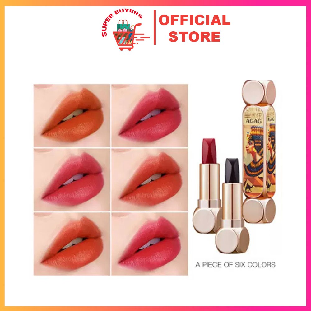 Son 3D 3 Màu AGAG mềm mịn siêu mướt môi - Super Buyers | BigBuy360 - bigbuy360.vn