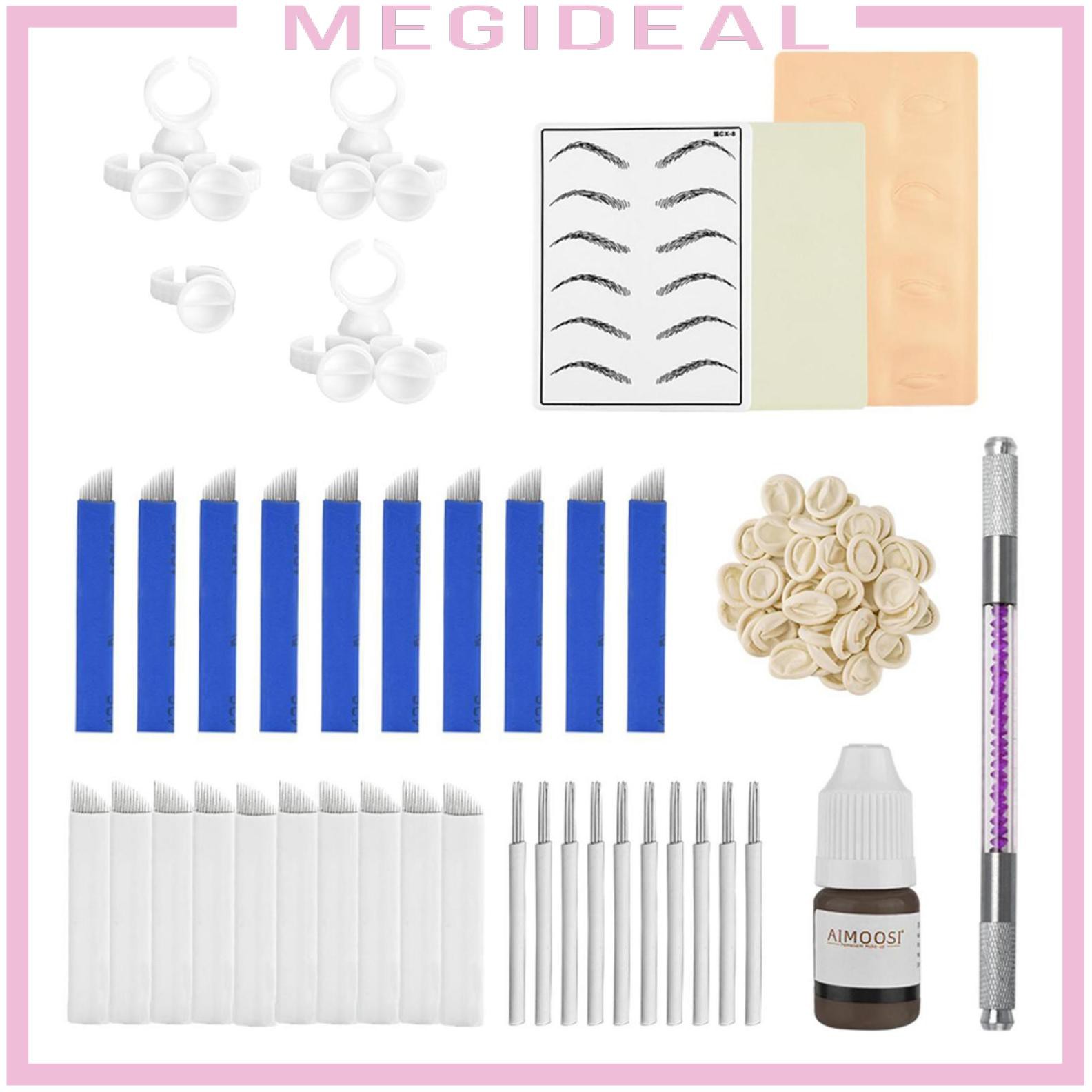 (hàng Mới Về) Bộ Dụng Cụ Tập Luyện Vẽ Lông Mày Vĩnh Viễn Tiện Dụng | BigBuy360 - bigbuy360.vn