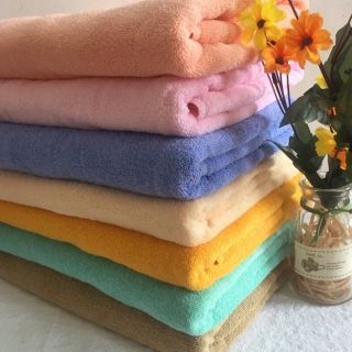 khăn tắm lớn 100% cotton dày thấm hút cực tốt chọn  màu(70cm x1m4)