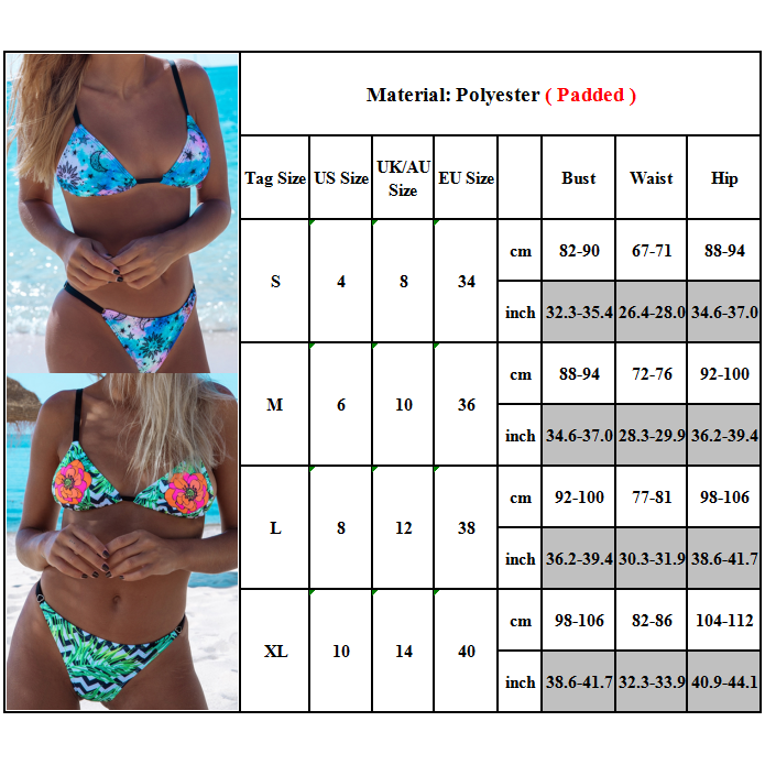 Bikini Lưng Cao Hoạ Tiết In Thiết Kế Quyến Rũ