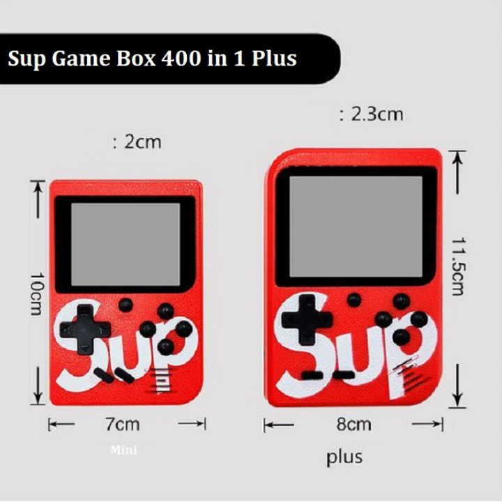 MÁY CHƠI GAME 4 NÚT CẦM TAY SUP GAME BOX 400 IN 1 PLUS