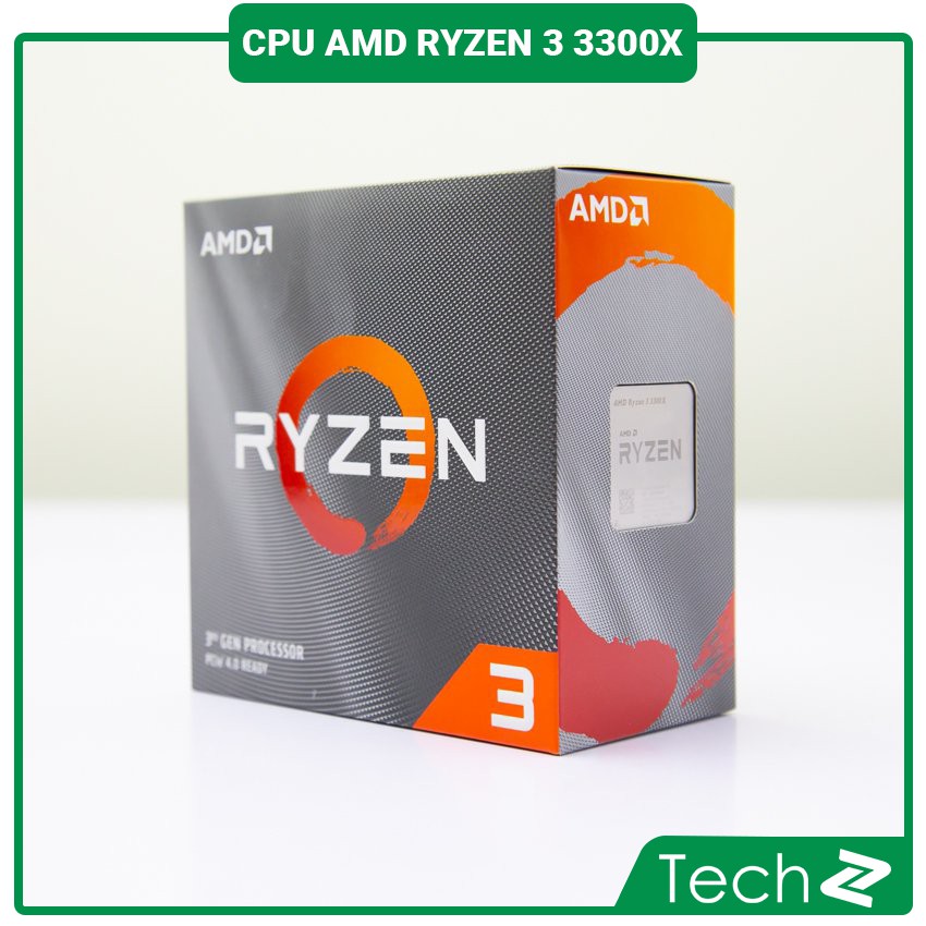 [CHÍNH HÃNH] CPU AMD Ryzen 3 3300X (3.8GHz turbo up to 4.3GHz, 4 nhân 8 luồng , 16MB Cache, 65W) - Socket AMD AM4