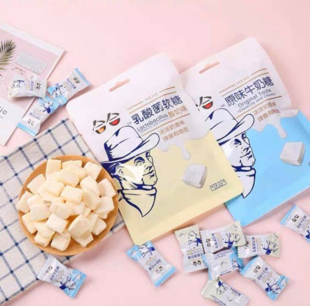 Kẹo Sữa Chua Hehe 360GR - Món Ăn Vặt Kẹo Siêu Ngon