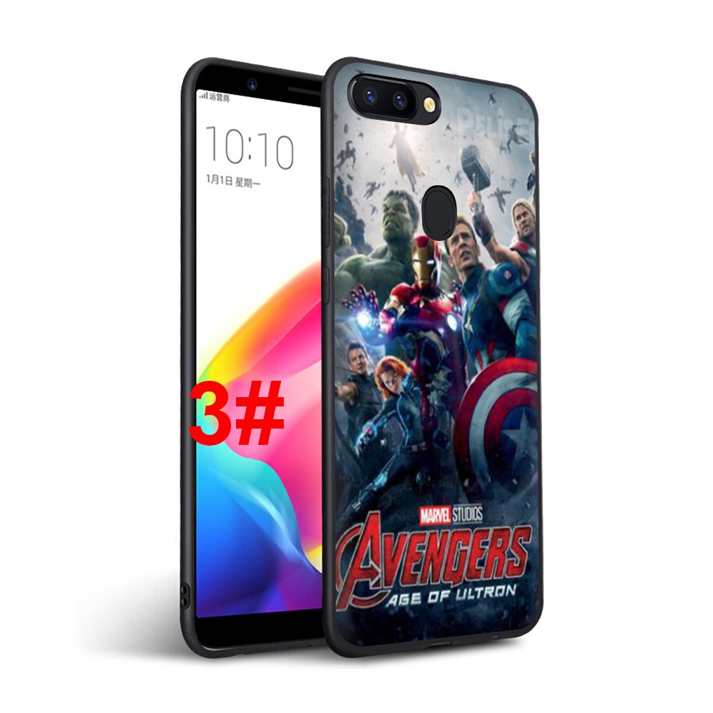 Ốp điện thoại TPU hình Siêu anh hùng truyện tranh Marvel cho OPPO A73 A9 F5 F7 F11 PRO K5 RENO 2 10X Z 2Z 2F ACE 152S