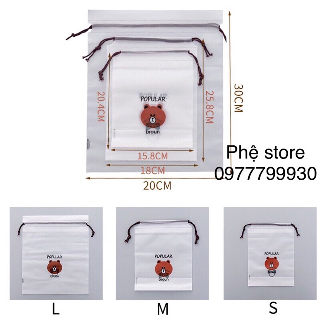 [SIÊU RẺ] Túi dây rút đa năng đựng mỹ phẩm, đồ dùng nhỏ du lịch tiện dụng, chống thấm nước