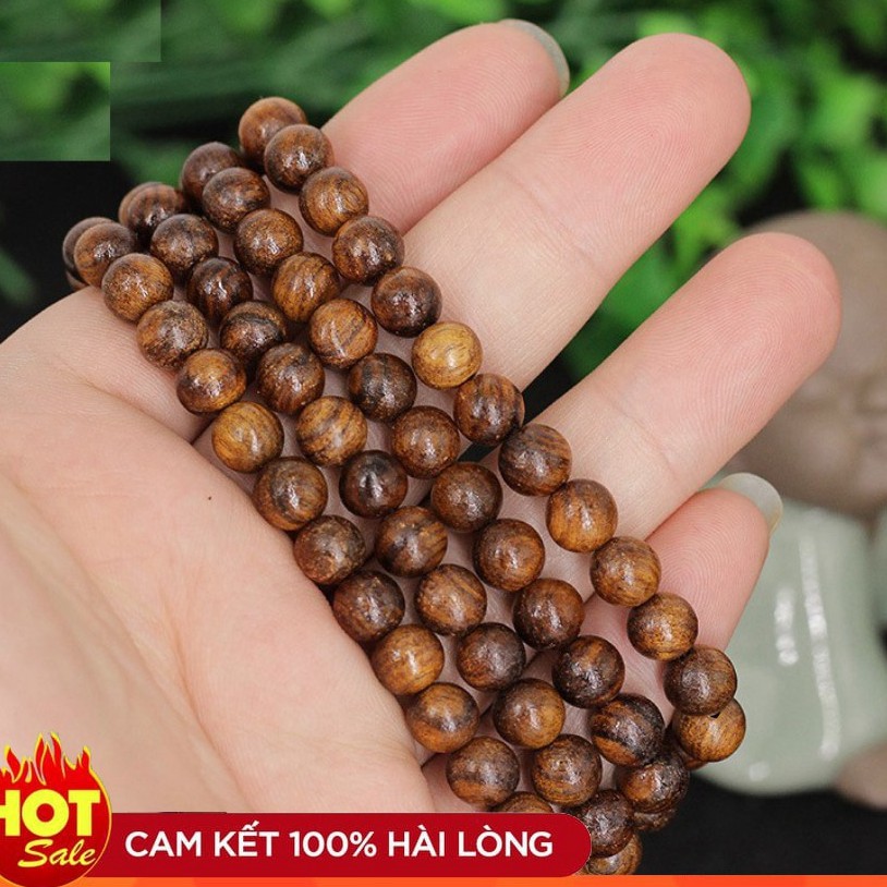 ((FREESHIP)) Vòng chuỗi hạt đeo tay 108 hạt phong thủy bằng gỗ - CH106 Hàng cao cấp