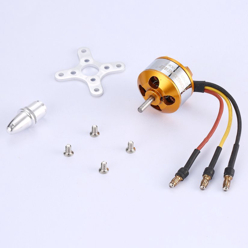 【COD】DXW A2208 2600KV 2-3S Outrunner Brushless Motor for RC Fixed Wing Airplane