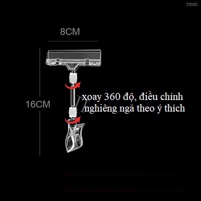 Kẹp mica cao cấp, wobble cao cấp