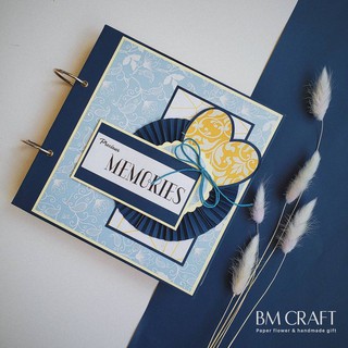 Scrapbook Memories Tone Xanh Dương