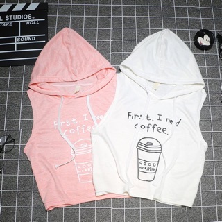 Áo crop mũ kèm ảnh thật