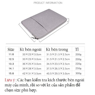 Túi chống sốc cho laptop.