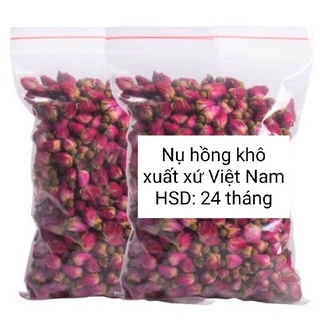 Nụ hồng sấy khô nguyên chất hàng chuẩn loại 1/ trà nụ hồng