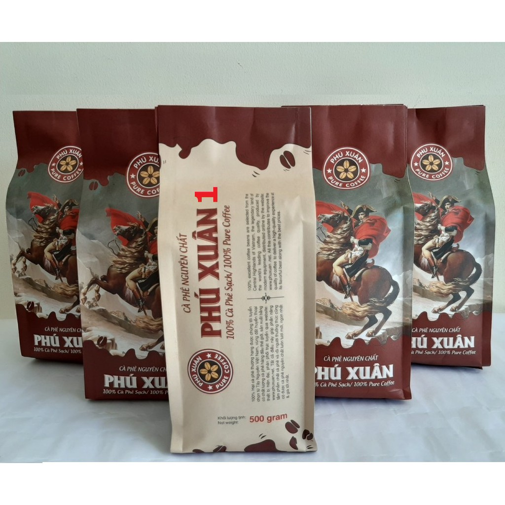 Phú Xuân 1  - 1kg Cà phê Bột - 100% Cà Phê Nguyên Chất Robusta Buôn Ma Thuột