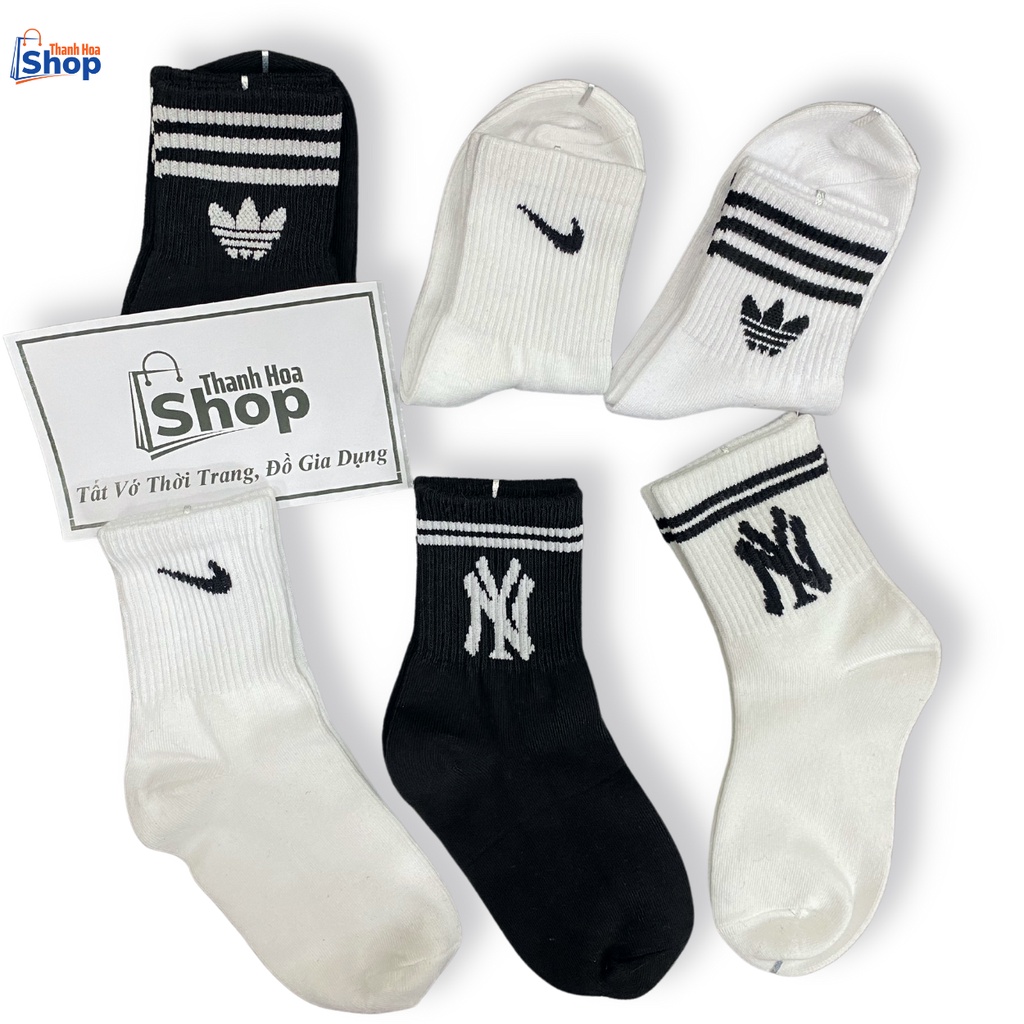 Tất trẻ em cổ cao - vớ adidas cao cổ hàng vnxk unisex