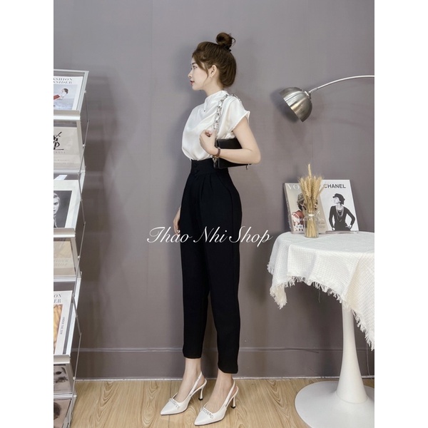 Áo lụa nhấn li vai sang chảnh