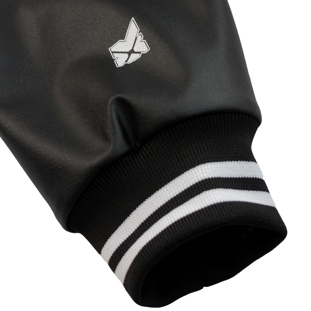 Áo Khoác Black/Leather Chất da Varsity by Xfire | BigBuy360 - bigbuy360.vn