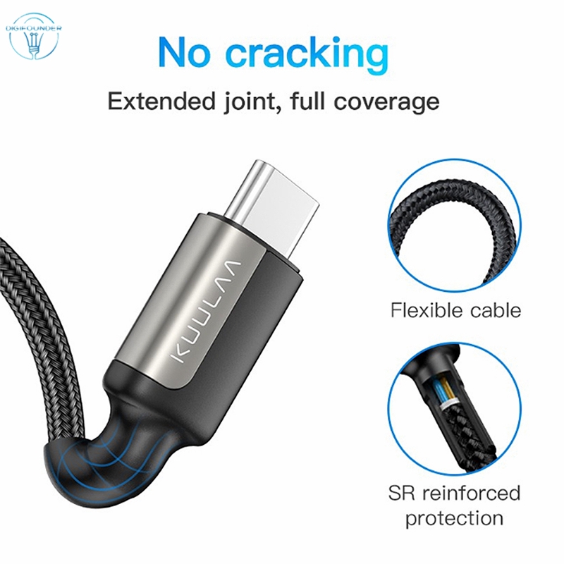 Dây Cáp Sạc Nhanh 60w Pd Qc 4.0 Cho Xiaomi Samsung