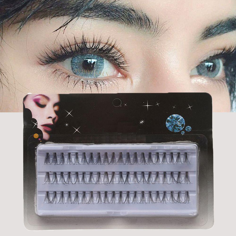 OCEANMAP Cụm Lông Mi Giả Dày Cong Tự Làm Sáng Bóng Trang Điểm Tiện Lợi