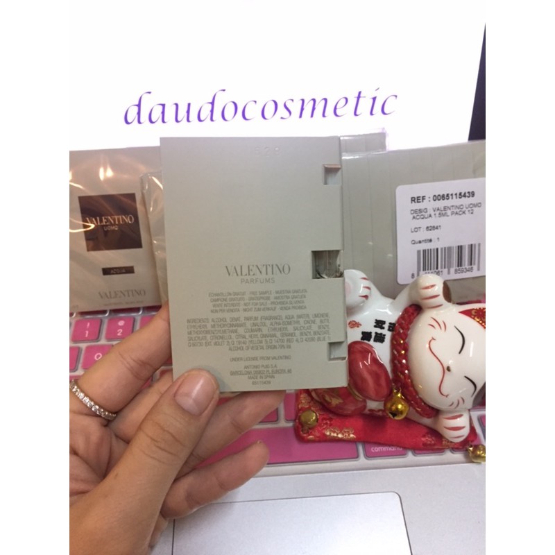 [vial] Nước hoa Valentino Uomo Acqua EDT 1.5ml | BigBuy360 - bigbuy360.vn