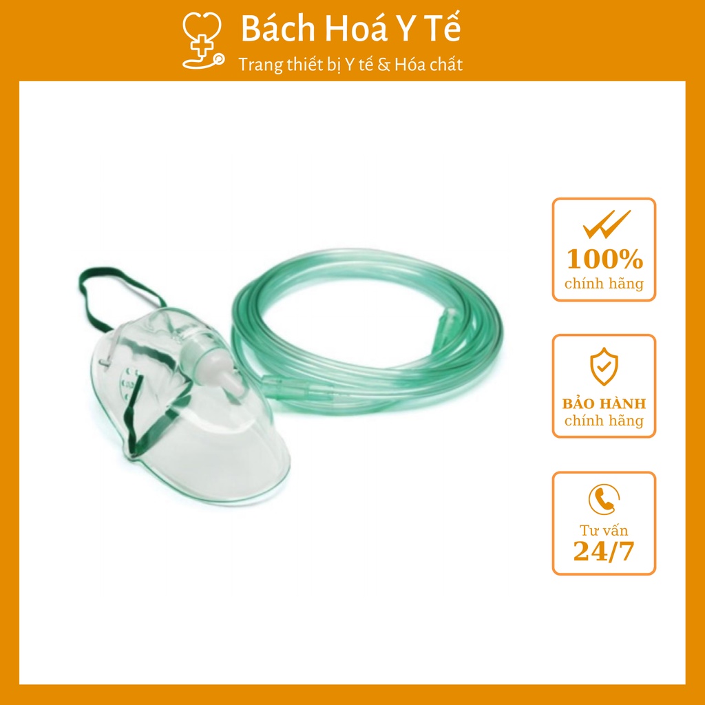 Mặt nạ thở oxy, phụ kiện cho máy khí dung, mặt nạ khí dung