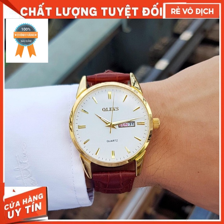 Đồng Hồ Nam Olevs Chống Nước chống xước , bảo hành 12 tháng