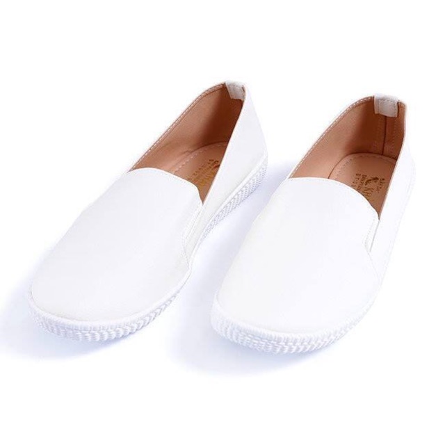 $$$Giày lười trắng kèm hình thật💕𝑭𝑹𝑬𝑬𝑺𝑯𝑰𝑷💕[Giá gốc tận xưởng]