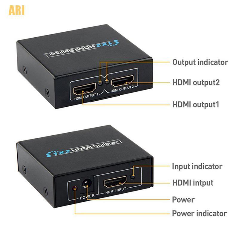 Bộ Chia Tín Hiệu 1in2 Out 1080p Hdcp 3d 4k Hdmi Tiện Dụng | BigBuy360 - bigbuy360.vn