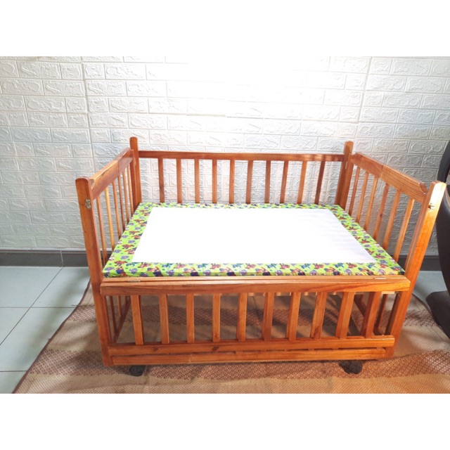 GIÁ HỦY DIỆT -TẶNG KÈM GIƯỜNG LƯỚI -Cũi giường 3 trong 1, Giường lưới - Giường - Cũi, cùng 4 bánh xe có khóa an toàn