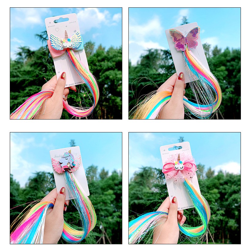 Kẹp Tóc Hình Nơ Nhiều Màu Sắc Cho Bé Gái