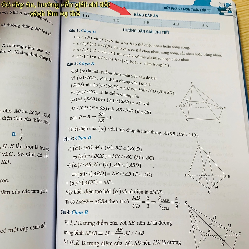 Sách Bứt phá 9+ môn Toán lớp 11