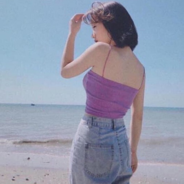 ÁO 2 DÂY NGANG SỢI BÚN SIÊU HOT