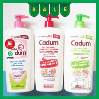 Sữa tắm gội cho trẻ sơ sinh Cadum Hồng 750ml
